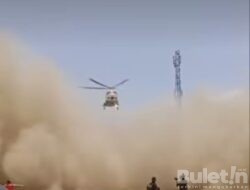 Viral Video Helikopter yang Ditumpangi Kapolda Jatim Nyaris Gagal Landing di Bondowoso