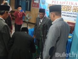 Pengambilan Sumpah dan Pelantikan Sekretaris Desa Tamansari Berjalan Khidmat