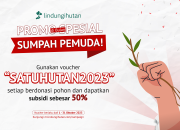 Peringati Hari Sumpah Pemuda, Donasi Pohon di LindungiHutan Diskon 50%