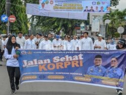 Sambut HUT KORPRI, Pemko Padangsidimpuan Gelar Jalan Santai