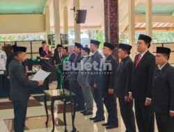 Pj Bupati Bondowoso Kembalikan 8 Pejabat Eselon II Ke OPD Lama