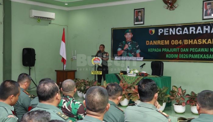 Danrem Bhaskara Jaya Ingatkan Prajurit Kodim Pamekasan Agar Tidak Terpengaruh Dinamika Politik