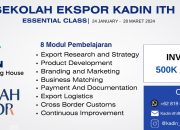 Kelas Perdana “Export Essential Class” Kadin ITH Sekolah Ekspor Dengan Metode Pembelajaran Online Asinkron (Asynchronous)