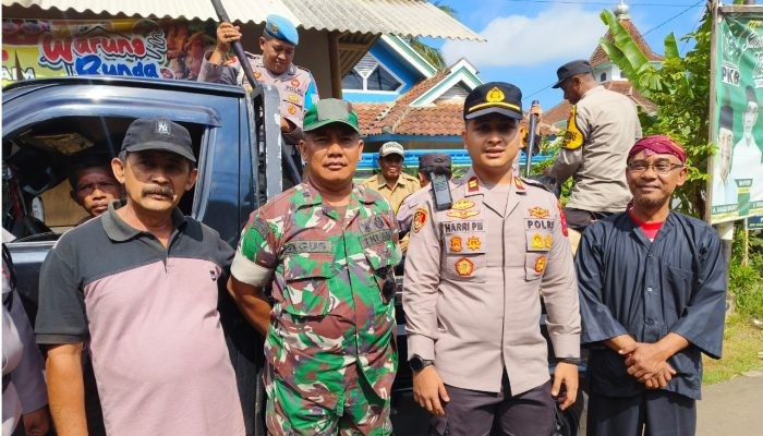 Kapolsek Pakem Bondowoso Bersama Forkopimcam Sosialisasi Pemilu Damai dan Tidak Golput