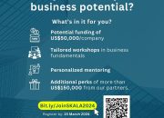 Kickstart Your Company’s Growth with US$50,000 of Pre-seed Funding and More with SKALA Accelerator.