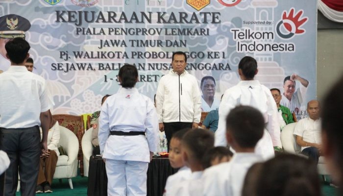 Buka Kejuaraan Karate, Pj Wali Kota Nurkholis Harap Kota Probolinggo jadi Barometer Pembibitan Atlet