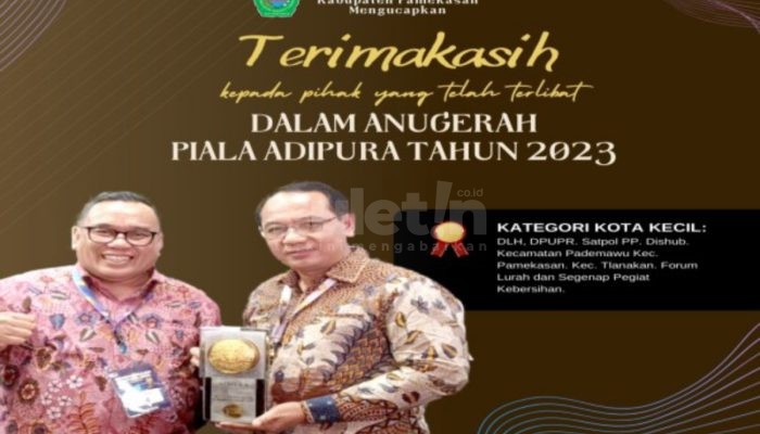Pemkab Pamekasan Dapat Penghargaan Adipura Tahun 2023