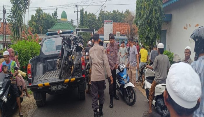 Polres Pamekasan Kembali Amankan Puluhan Motor Pelaku Balap Liar Jelang Buka Puasa