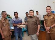 Bupati Tapsel Santuni Keluarga Korban Kebakaran di Angkola Barat