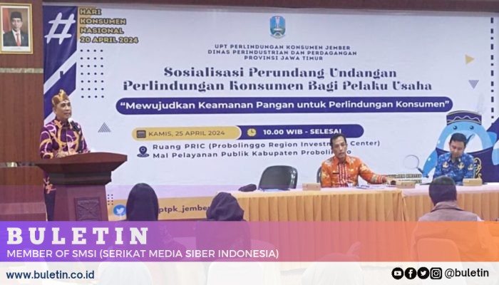DKUPP Probolinggo Bersama UPT Perlindungan Konsumen Jember Sosialisasikan Perundang-Undangan Perlindungan Konsumen Bagi Pelaku Usaha