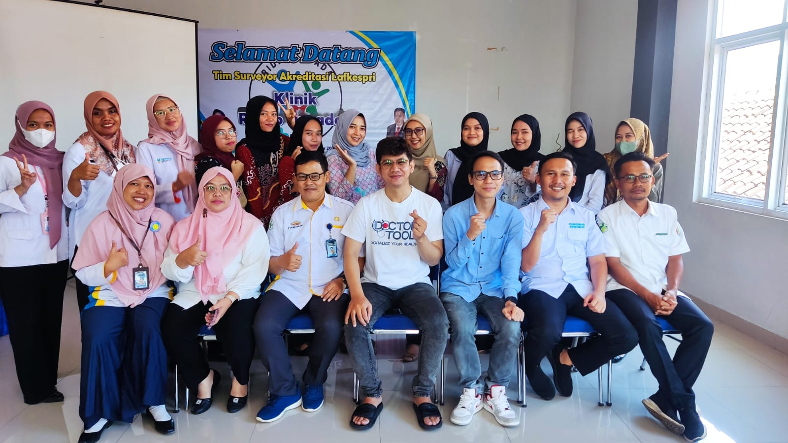 Training penggunaan DoctorTool di Pesawaran, Lampung Selatan. Sumber: Doctortool