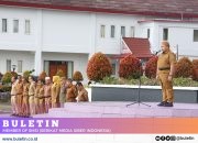 Pimpin Apel Pagi Gabungan, Bupati Tapsel Sampaikan Kabar Gembira