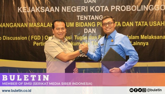 Pemkot dan Kejari Kota Probolinggo Teken Kerjasama Bidang Hukum Perdata dan PTUN
