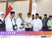 Isak Tangis Haru Iringi Pelepasan 222 JCH Oleh Bupati Tapsel