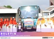 Bupati Tapsel Berangkatkan Jamaah BKMT Ikuti Halal Bi Halal Ke Medan