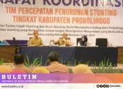 Pemkab Probolinggo Gelar Rakor Tim Percepatan Penurunan Stunting