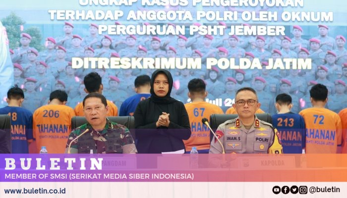 13 Oknum Pesilat PSHT Ditetapkan Sebagai Tersangka Buntut Pengeroyokan Anggota Polri di Jember 