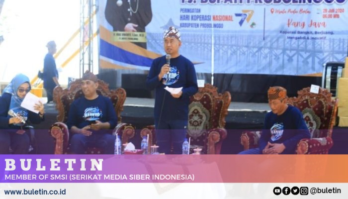 Pj. Bupati Probolinggo Hadiri Puncak Peringatan Hari Koperasi Ke-77 Di The Bentar Beach