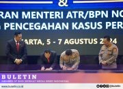 Cegah Konflik Pertanahan di Masyarakat, Kementerian ATR/BPN-Polri Wujudkan Perjanjian Kerjasama