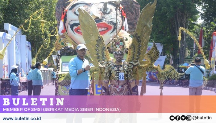 Berpartisipasi di Pawai Budaya 2024, Dinas BSBK Bondowoso Menjadi OPD Dengan Barisan Peserta Terpanjang