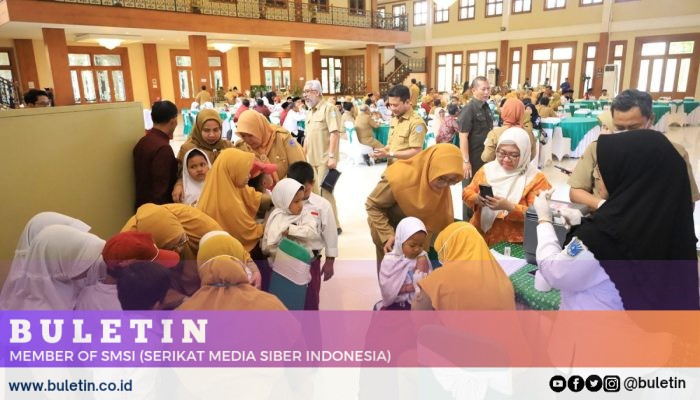 Bulan Imunisasi Anak Sekolah di Kota Probolinggo Resmi dimulai