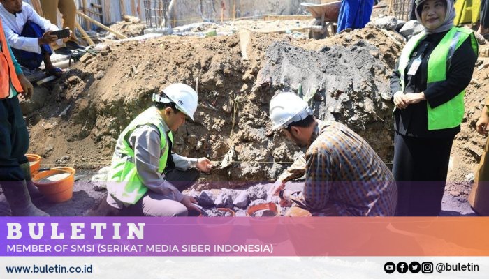 Pj. Wali Kota Nurkholis Hadiri Groundbreaking Pembangunan Asrama Santri Ponpes Riyadlus Sholihin