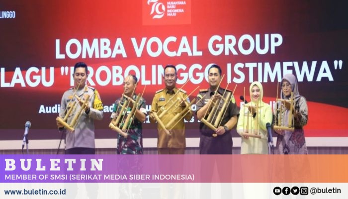Pj. Bupati Probolinggo Buka Lomba Vocal Group Lagu Probolinggo Istimewa