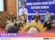 Pj Wali Kota Probolinggo Buka Lomba Fashion Batik Kategori Remaja