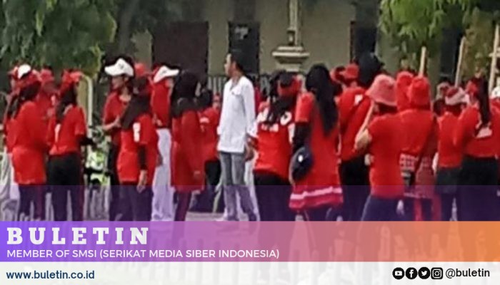 Kades Semboro Jember Bubarkan Senam Emak-emak Pendukung Paslon 01