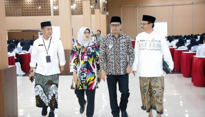 Pantau Pelaksanaan Tes CPNS 2024, Pj Bupati  Pamekasan : Jangan Percaya Calo 