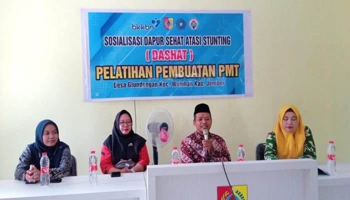 Pemdes Glundengan Jember Tekan Angka Stunting Melalui Program Dahsyat 