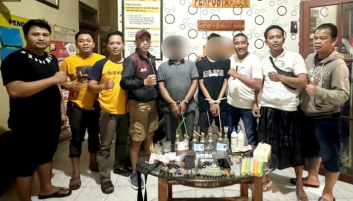 Rokok Nice Turut Jadi BB saat Polsek Proppo Tangkap Dua Tersangka Pengguna dan Pengedar Sabu