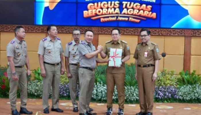Buka Rakor GTRA Jatim, Dirjen Penataan Agraria Sampaikan Peran Reforma Agraria dalam Mendukung Asta Cita