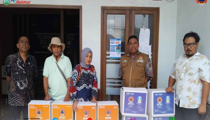 Garcep, BPBD Kabupaten Malang Salurkan Bantuan Kepada Korban Angin Kencang 
