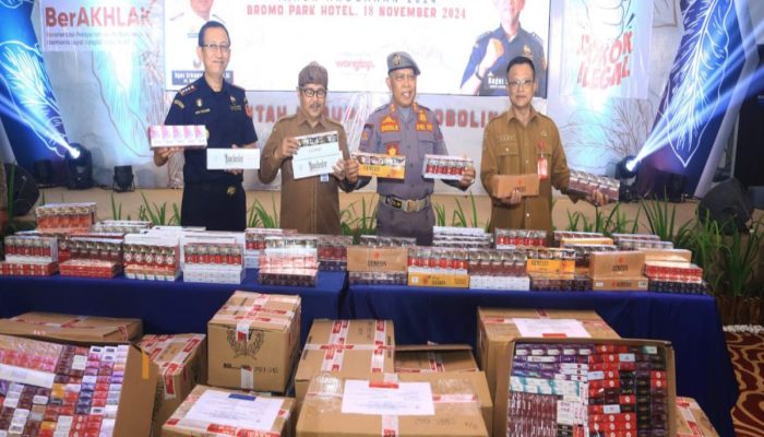 Rokok Ilegal di Probolinggo Semakin Marak, Bea Cukai Sita 214.675 Batang