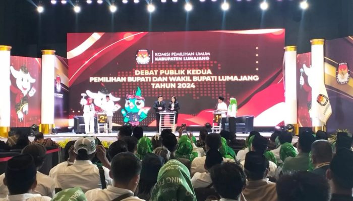 Debat ke-2 Paslon Bupati dan wakil Bupati Lumajang Berjalan Lancar dan Kondusif