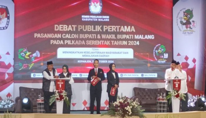 Debat Akhir Pilbup Malang, Dua Pasangan Calon Saling Serang Pertanyaan