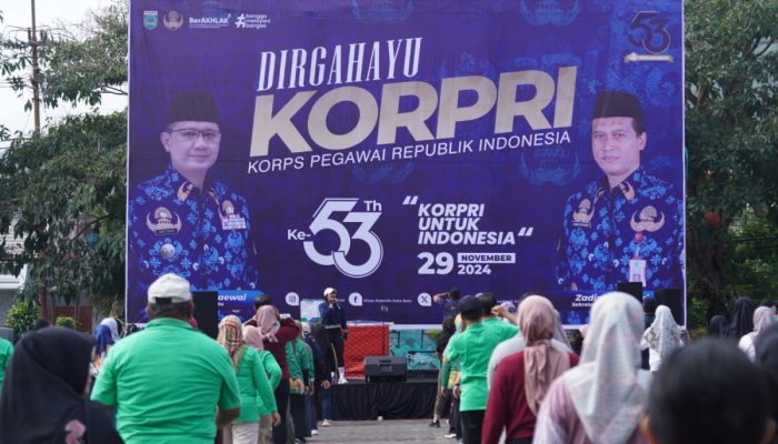 HUT KORPRI, ASN Kota Batu Gelar Senam Bersama
