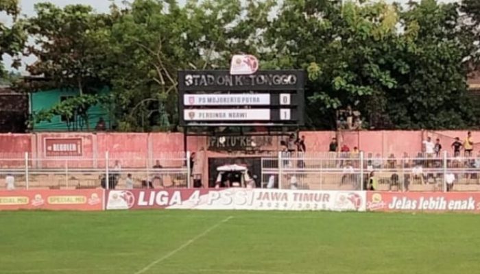 Persinga Ngawi Menang Tipis dengan PS Mojokerto Putra