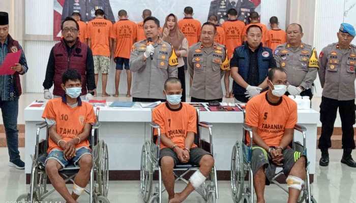 Polres Pamekasan Ungkap Kasus Curanmor dan Narkoba, 3 Tersangka Ditembak Kakinya