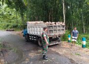 Pastikan Material Batu Dan Pasir Lancar, TMMD Ke-123 Kodim 0822 Bondowoso Genjot Distribusi