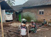 Pondasi Rumah RTLH Dipasang Satgas TMMD 123 Bondowoso, Pak Yusuf Sumringah