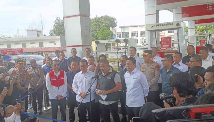 Bareskrim Mabes Polri Tutup SPBU Nakal di Bogor