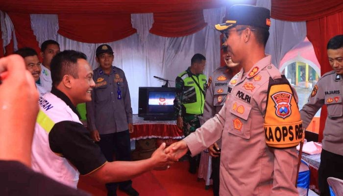Kapolres Ngawi Cek Pos Pengamanan Jogorogo