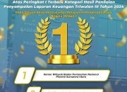 Kanwil BPN Sumatera Utara Raih Juara Terbaik I dalam Penyampaian Laporan Keuangan Triwulan III Tahun 2024