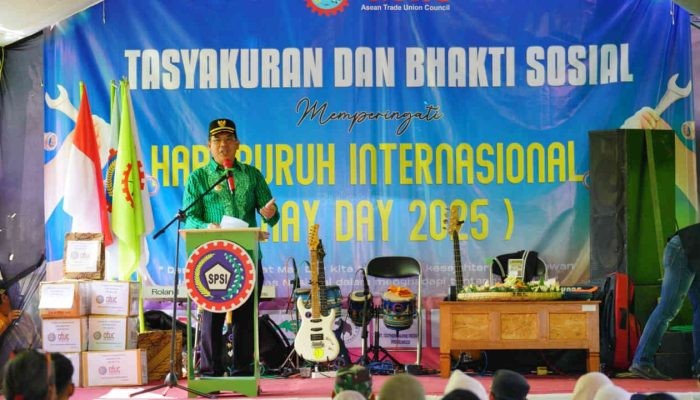 Peringatan May Day, Wali Kota Probolinggo Ajak Dukung Iklim Investasi