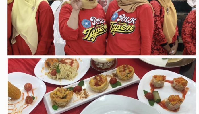 Kecamatan Tapen Raih Juara I Lomba Plating Makanan Tingkat Kabupaten Bondowoso
