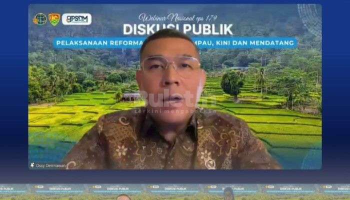 Reforma Agraria sebagai Warisan Sejarah, Wamen Ossy Sampaikan Pandangan Strategis untuk Masa Depan