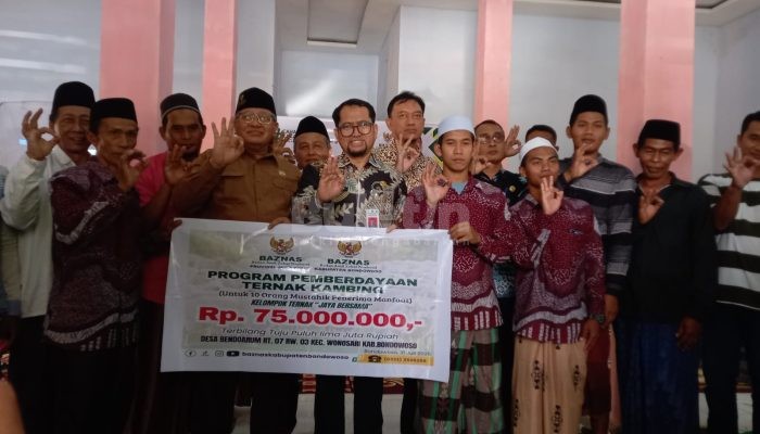 Pemkab Bondowoso Resmikan Kampung Zakat dan Kelompok Ternak Kambing di Wonosari