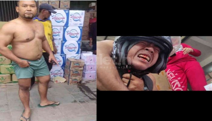 Viral !!! Kurir JNT di Pamekasan Dicekik oleh Penerima Paket COD Hingga Mulut Berdarah